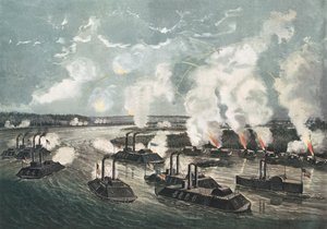 Bombardement en Inname van Eiland Nr.10 op de Mississippi-rivier, 7 april 1862